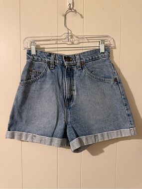 Levi's 954 Vintage High Rise Shorts Orange Tab size 5